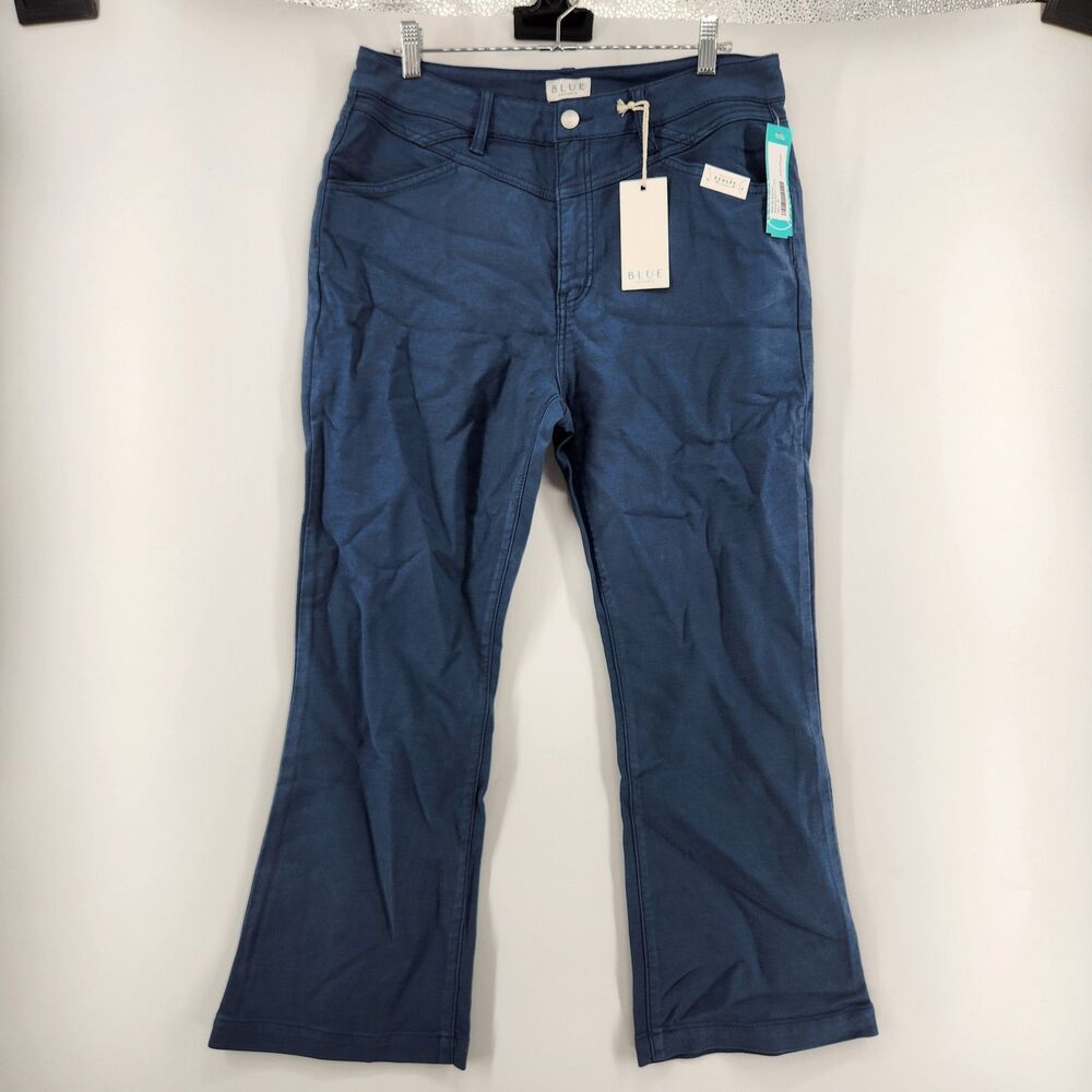 Blue‎ By Artemis Women's Navy Size 12 Natasha Bootcut Pants NWT
